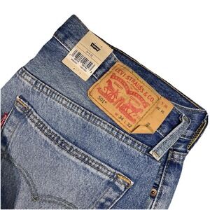 Levi's 501 Mens Distressed, Straight Leg 2024 100% Cotton, 34x32, NWT $80 MSRP